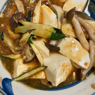 ズッキーニ入り麻婆豆腐